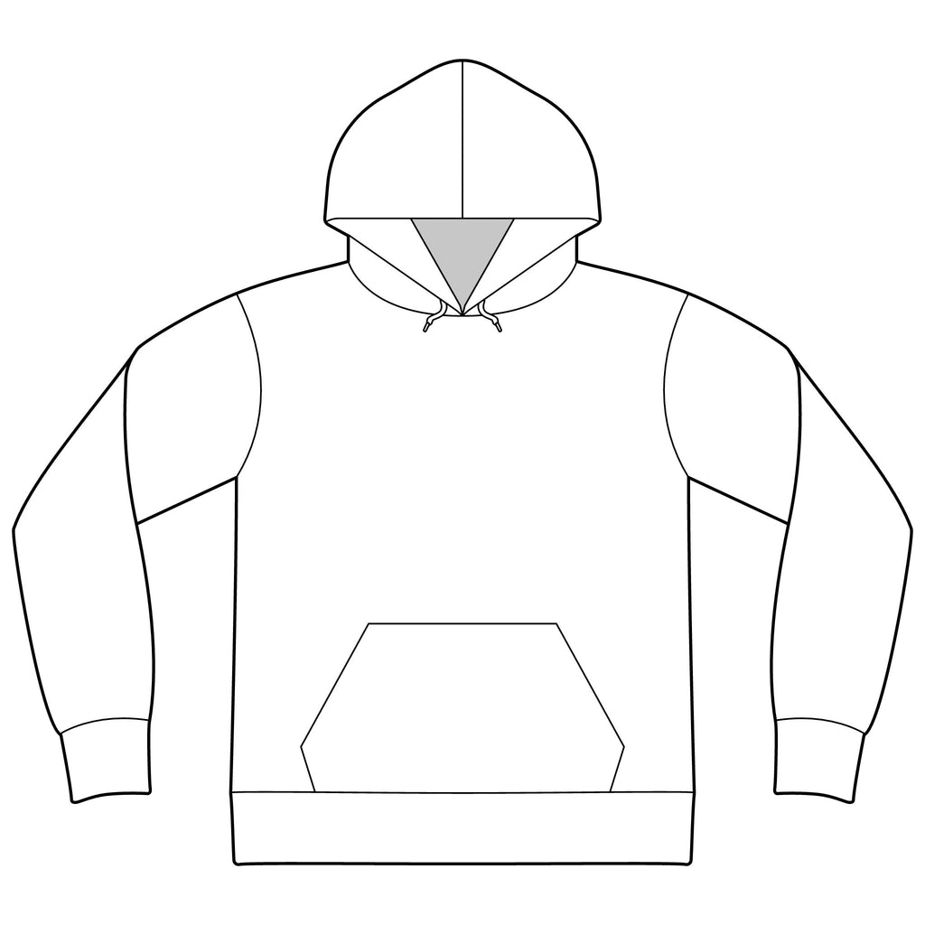 Unisex Sponge Fleece Drop Shoulder Hoodie Sweatshirt