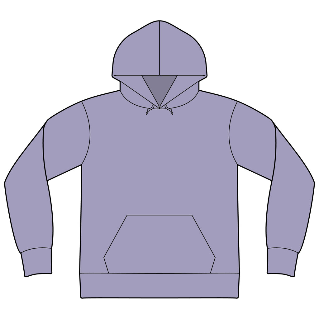 Unisex Sponge Fleece Drop Shoulder Hoodie Sweatshirt