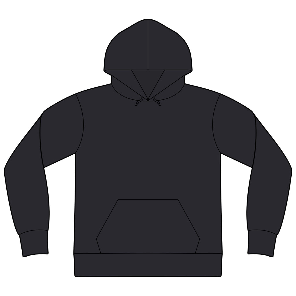 Unisex Sponge Fleece Drop Shoulder Hoodie Sweatshirt