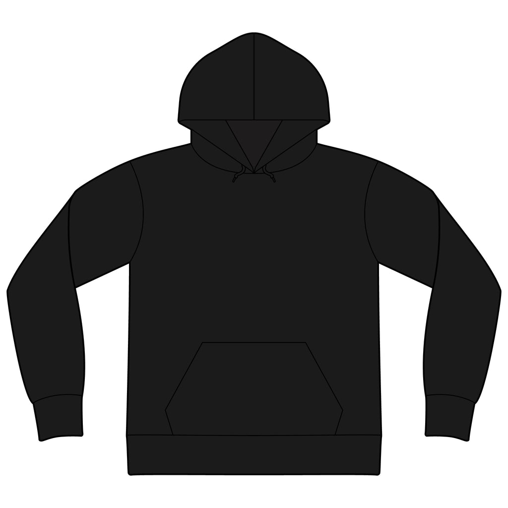 Unisex Sponge Fleece Drop Shoulder Hoodie Sweatshirt
