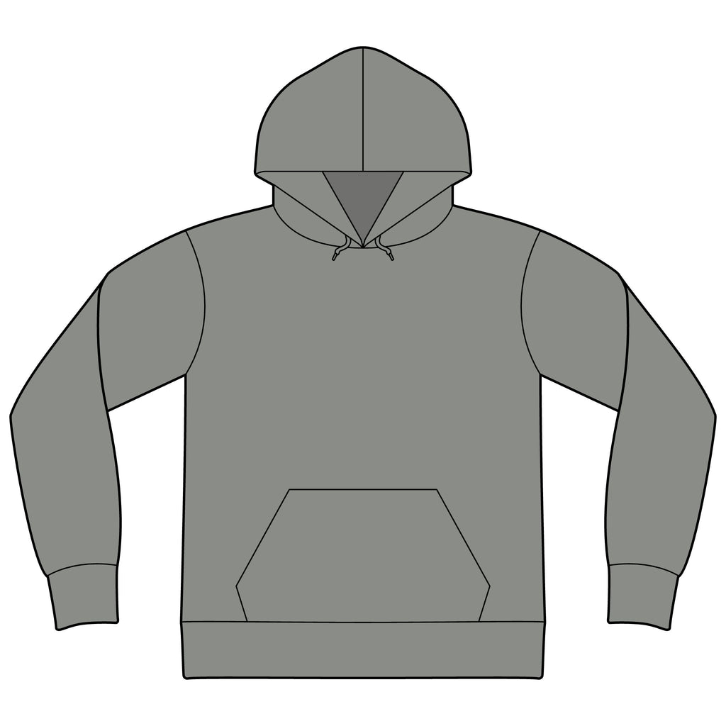 Unisex Sponge Fleece Drop Shoulder Hoodie Sweatshirt
