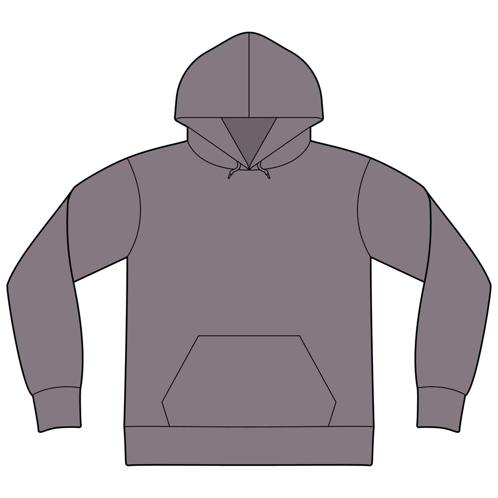 Unisex Sponge Fleece Drop Shoulder Hoodie Sweatshirt