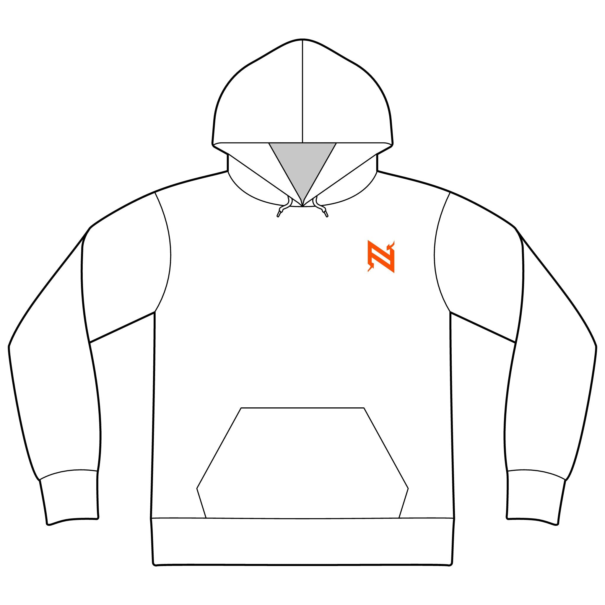Unisex Sponge Fleece Drop Shoulder Hoodie Sweatshirt