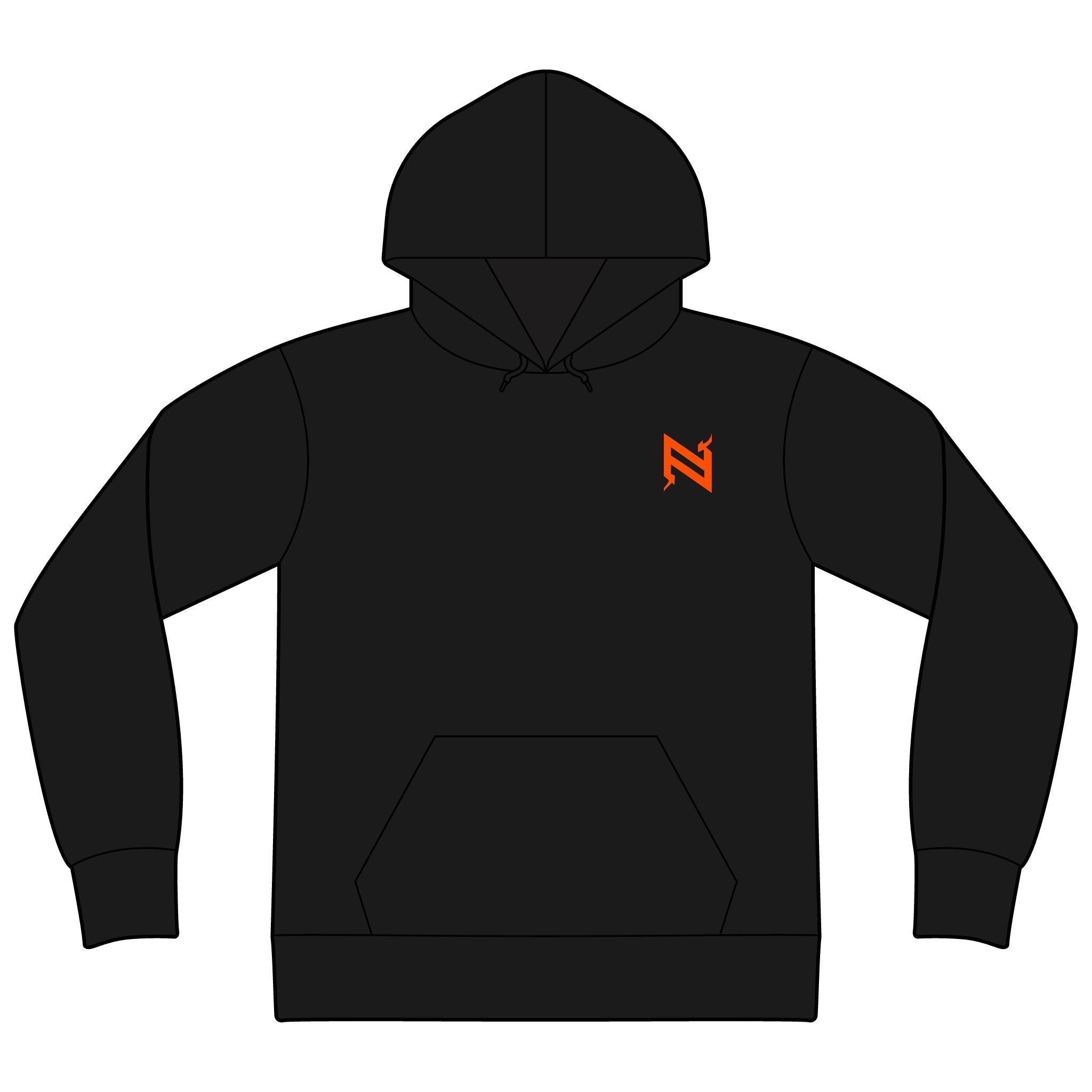 Unisex Sponge Fleece Drop Shoulder Hoodie Sweatshirt