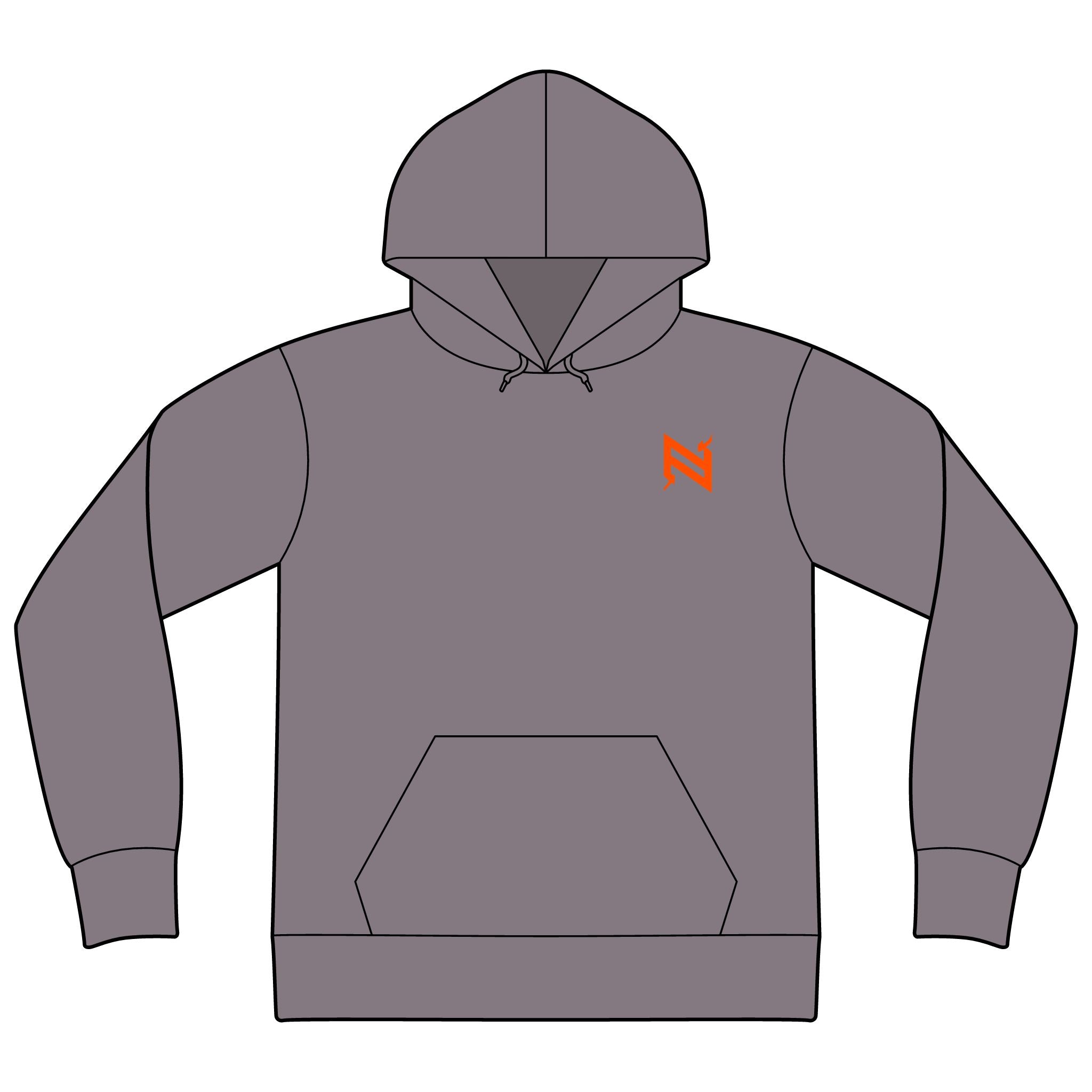 Unisex Sponge Fleece Drop Shoulder Hoodie Sweatshirt