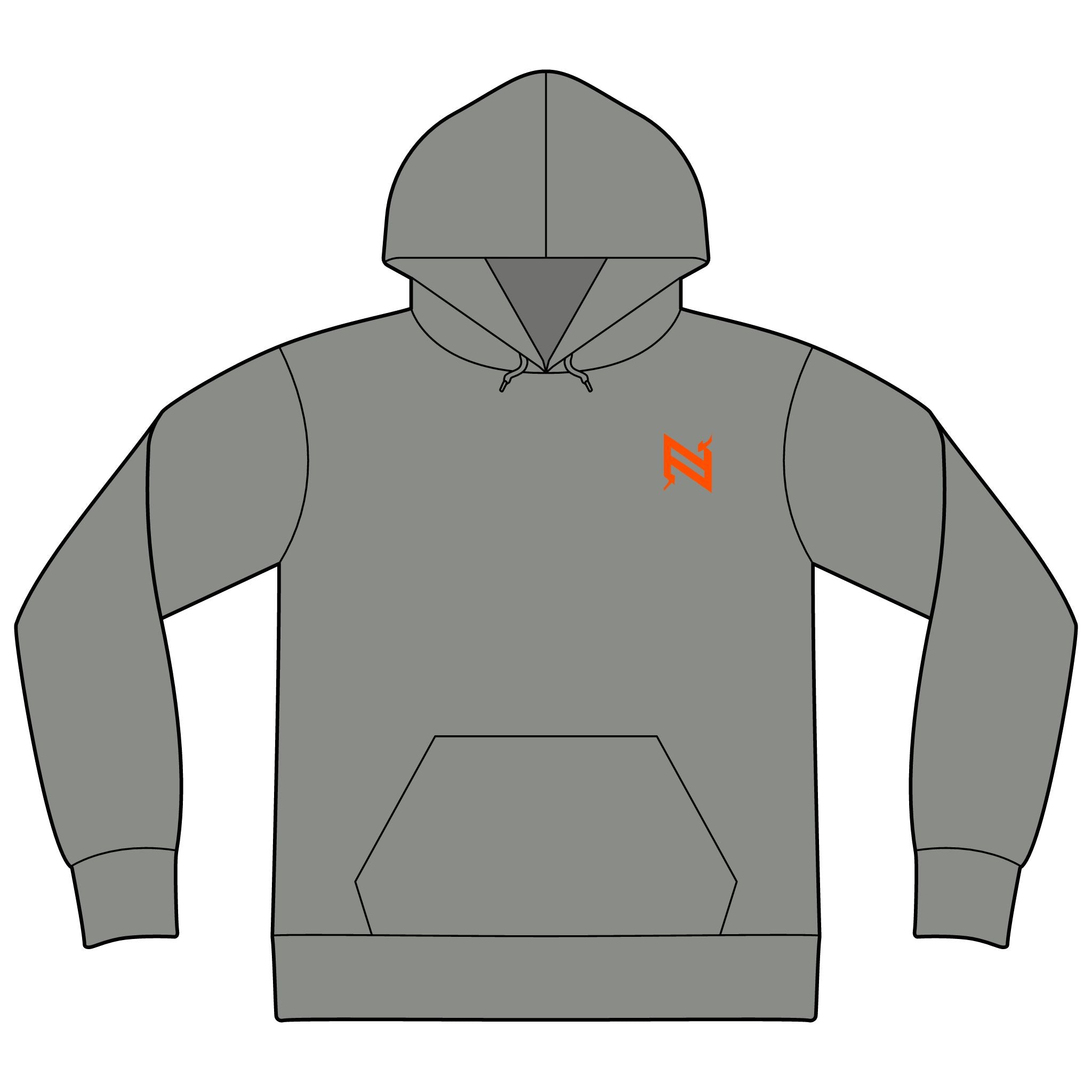 Unisex Sponge Fleece Drop Shoulder Hoodie Sweatshirt