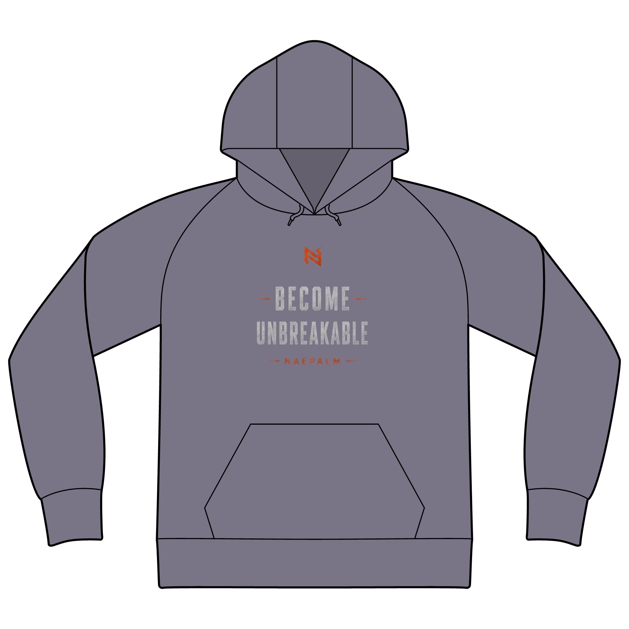 Unisex Organic CVC Fleece Pullover Hoodie