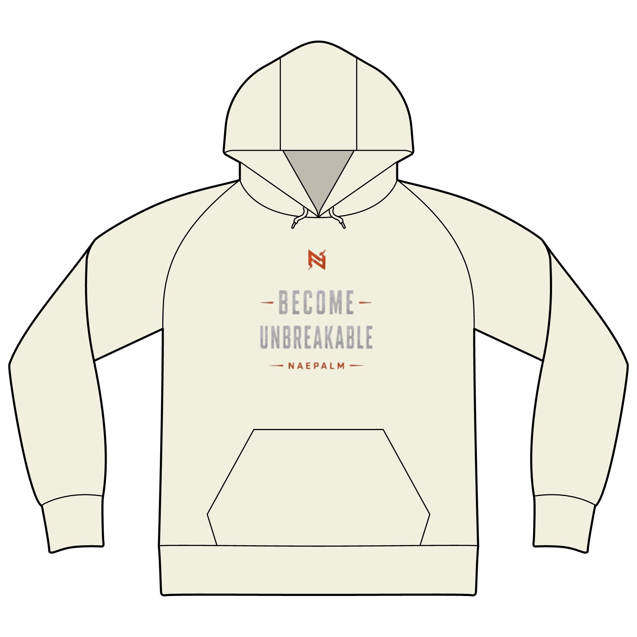Unisex Organic CVC Fleece Pullover Hoodie