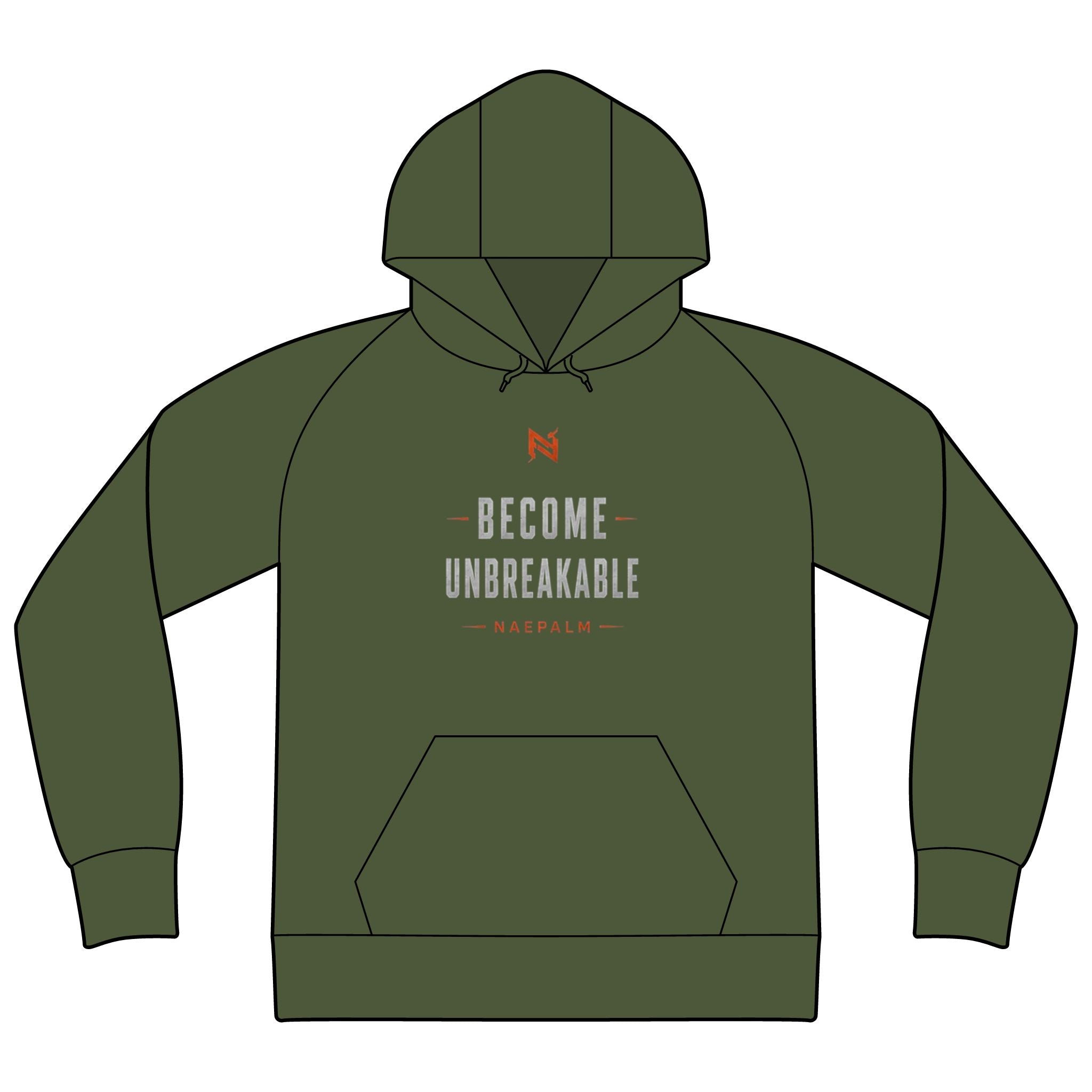 Unisex Organic CVC Fleece Pullover Hoodie