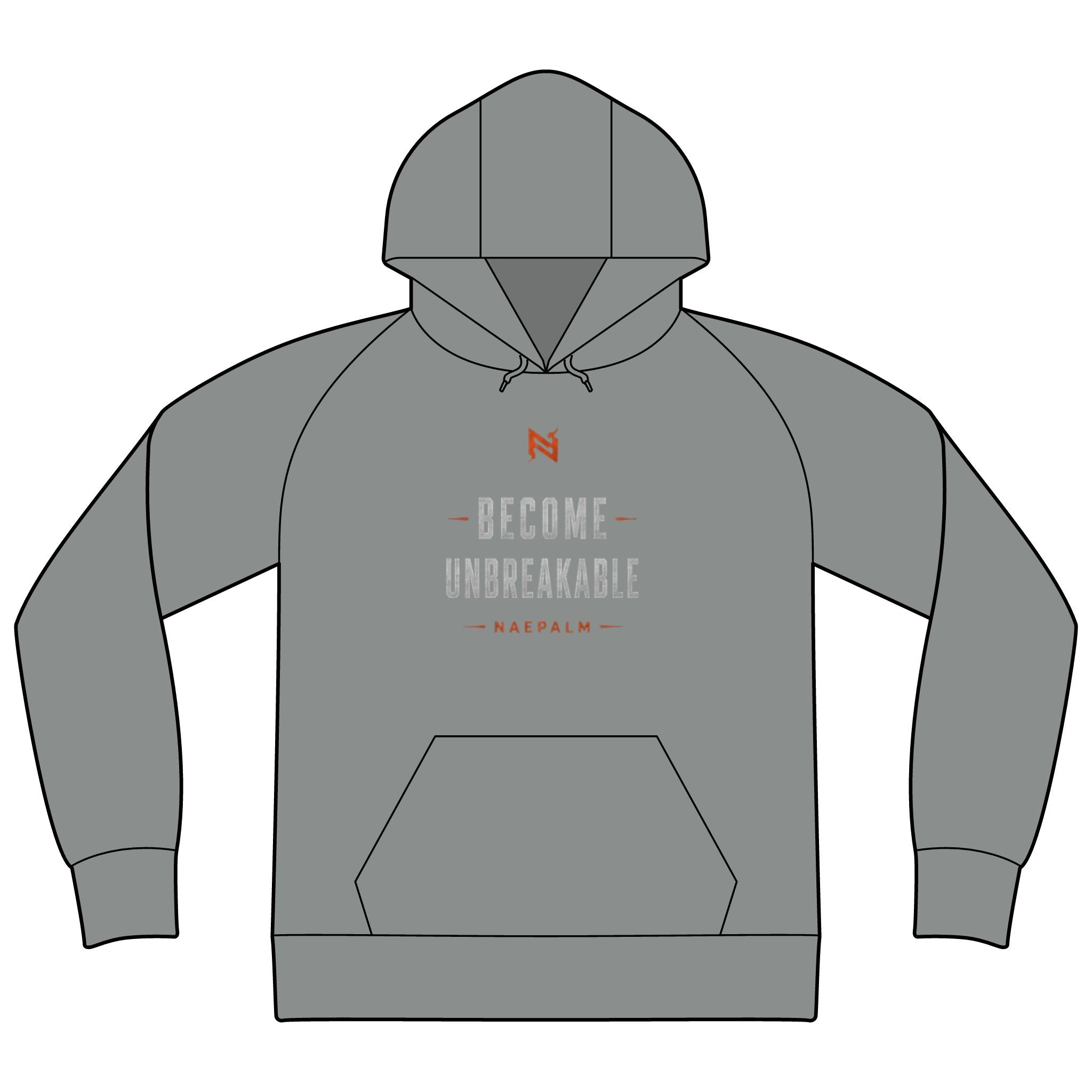 Unisex Organic CVC Fleece Pullover Hoodie