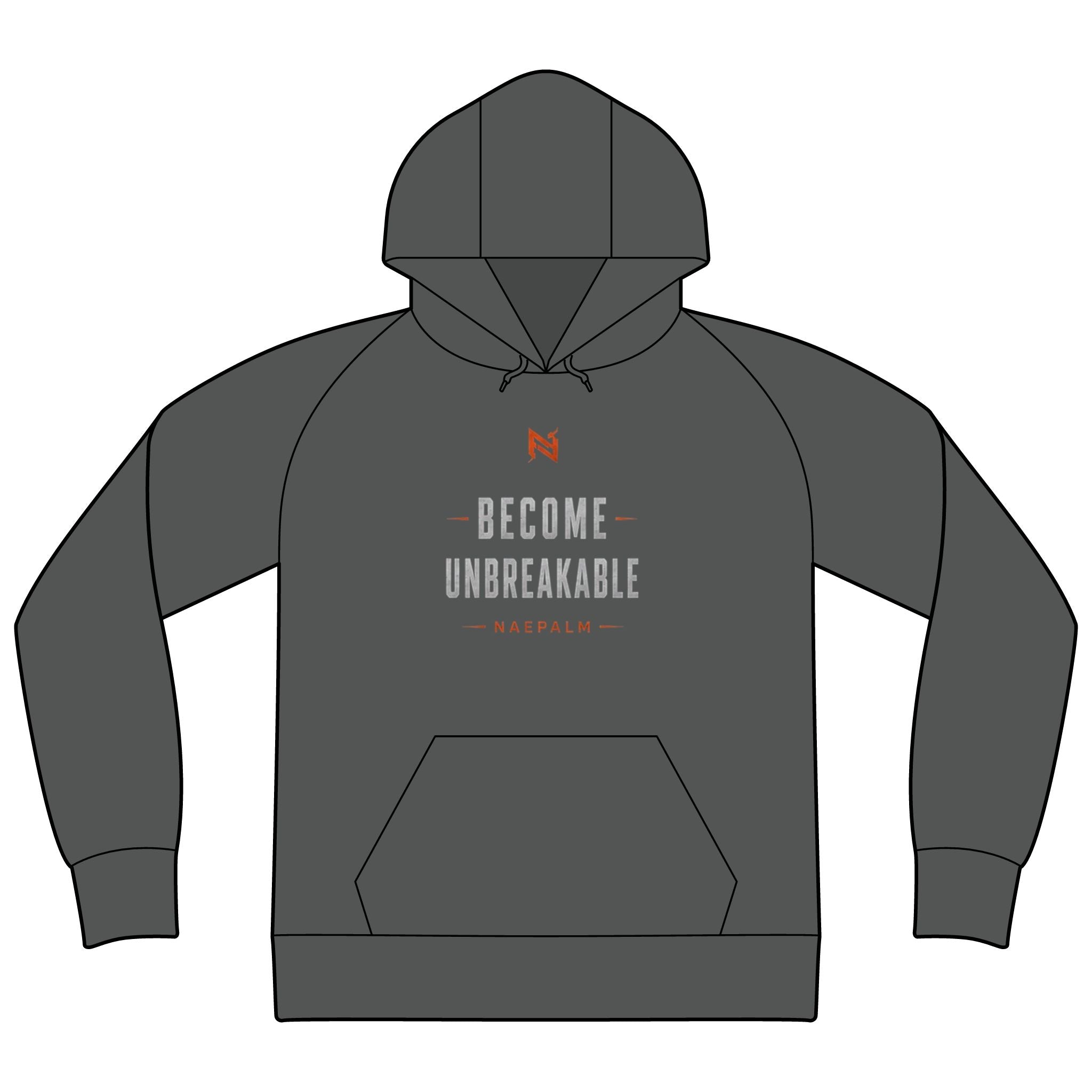 Unisex Organic CVC Fleece Pullover Hoodie