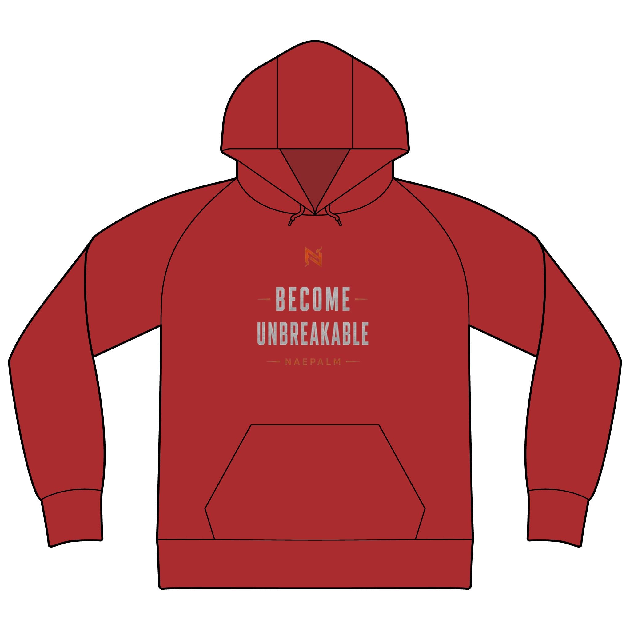 Unisex Organic CVC Fleece Pullover Hoodie
