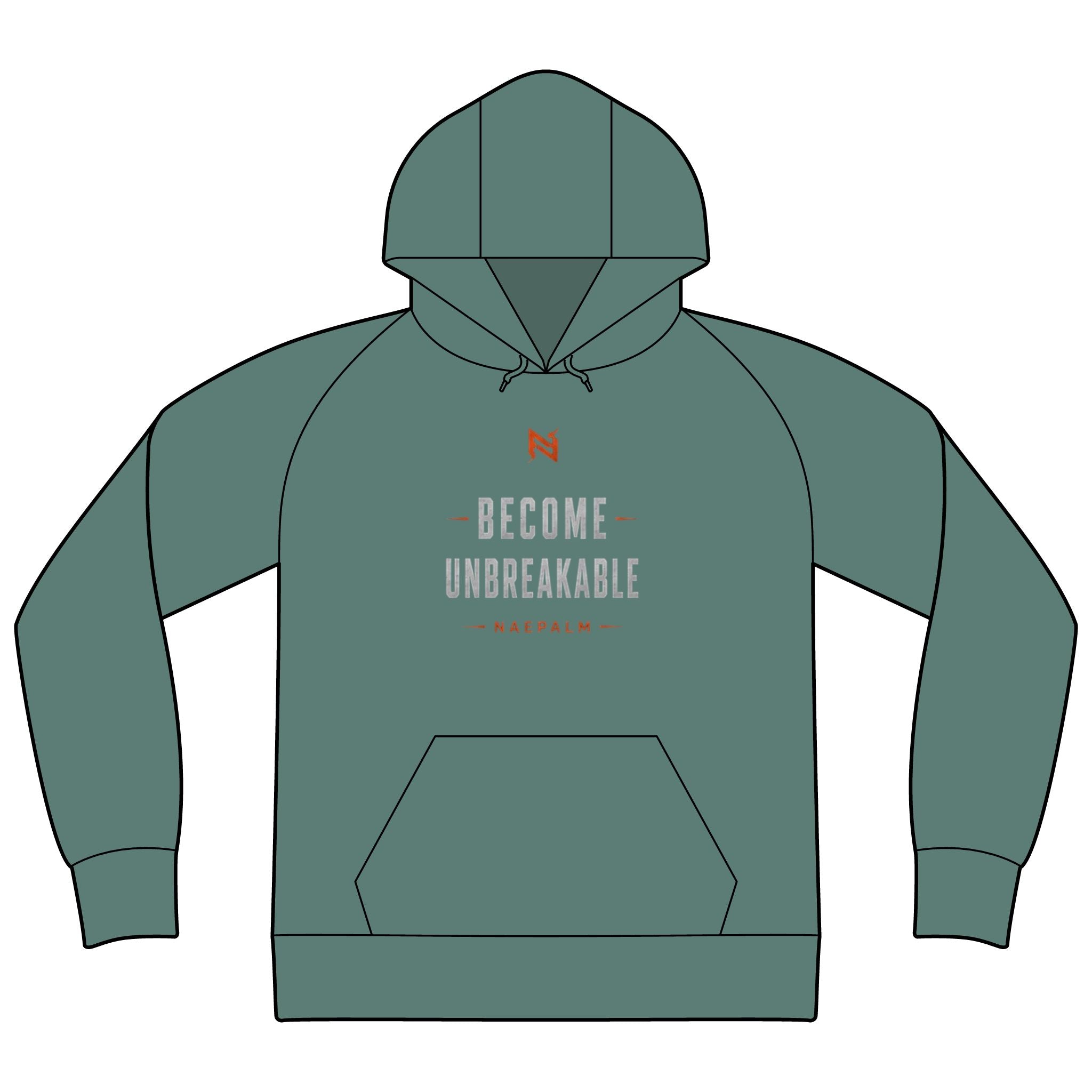 Unisex Organic CVC Fleece Pullover Hoodie