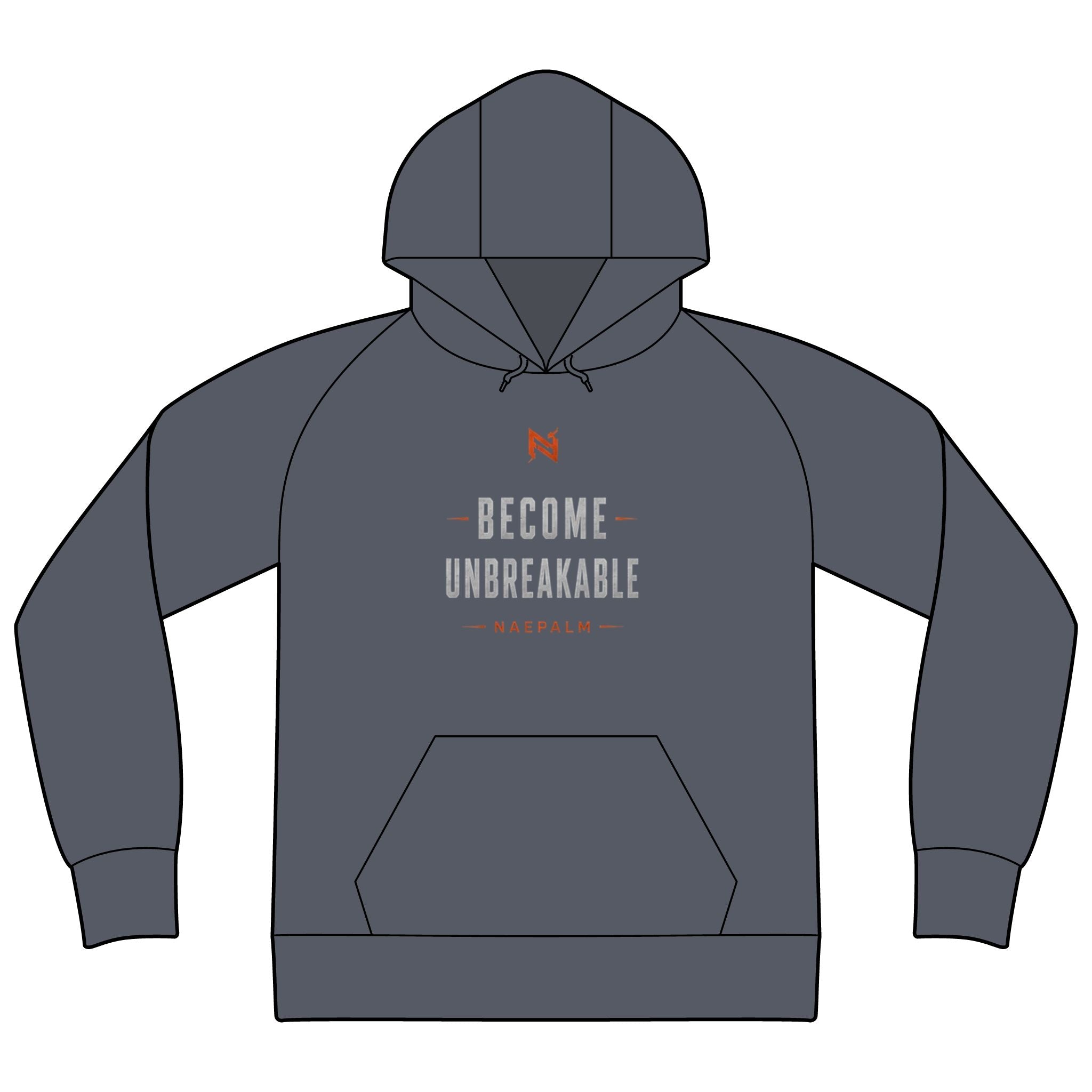 Unisex Organic CVC Fleece Pullover Hoodie