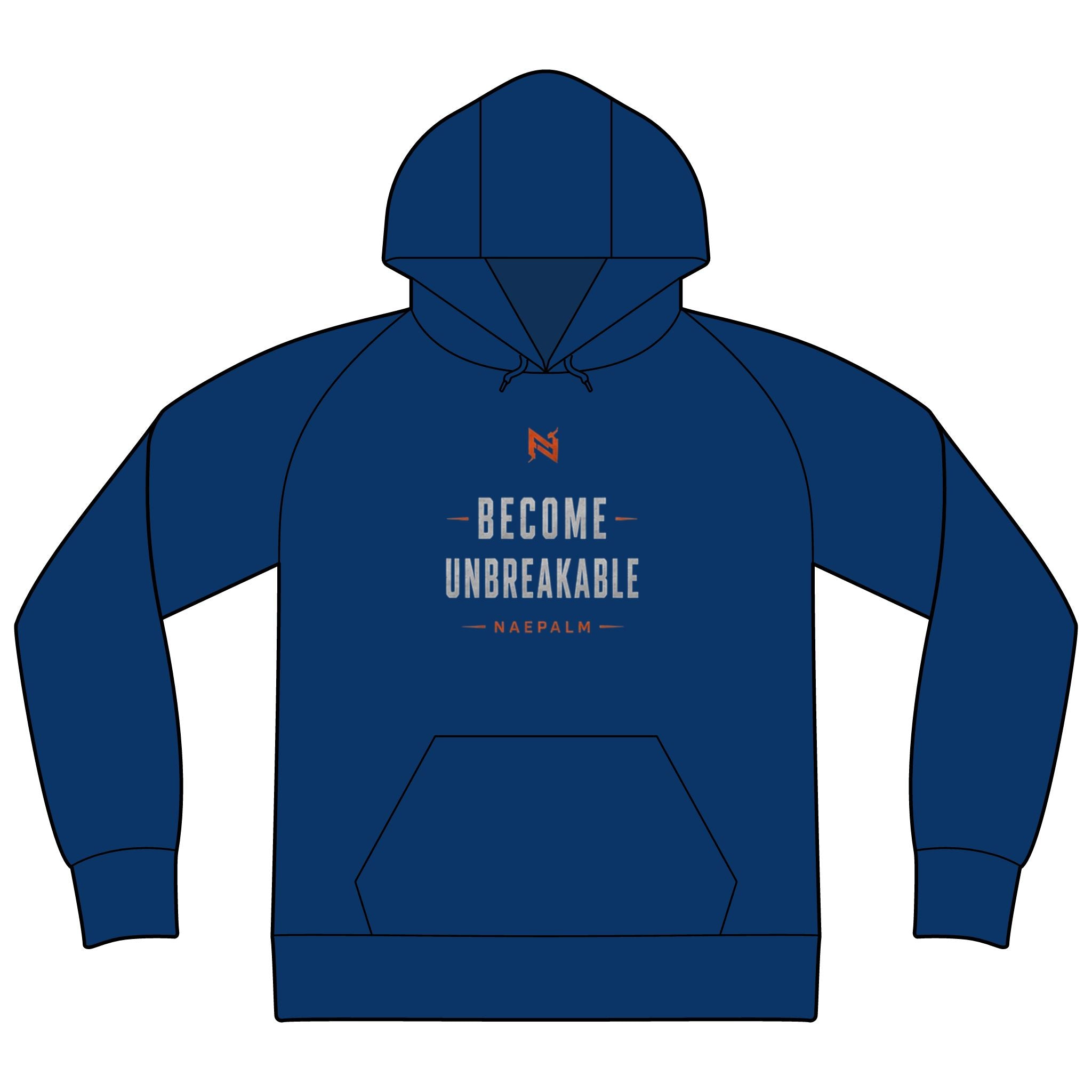Unisex Organic CVC Fleece Pullover Hoodie