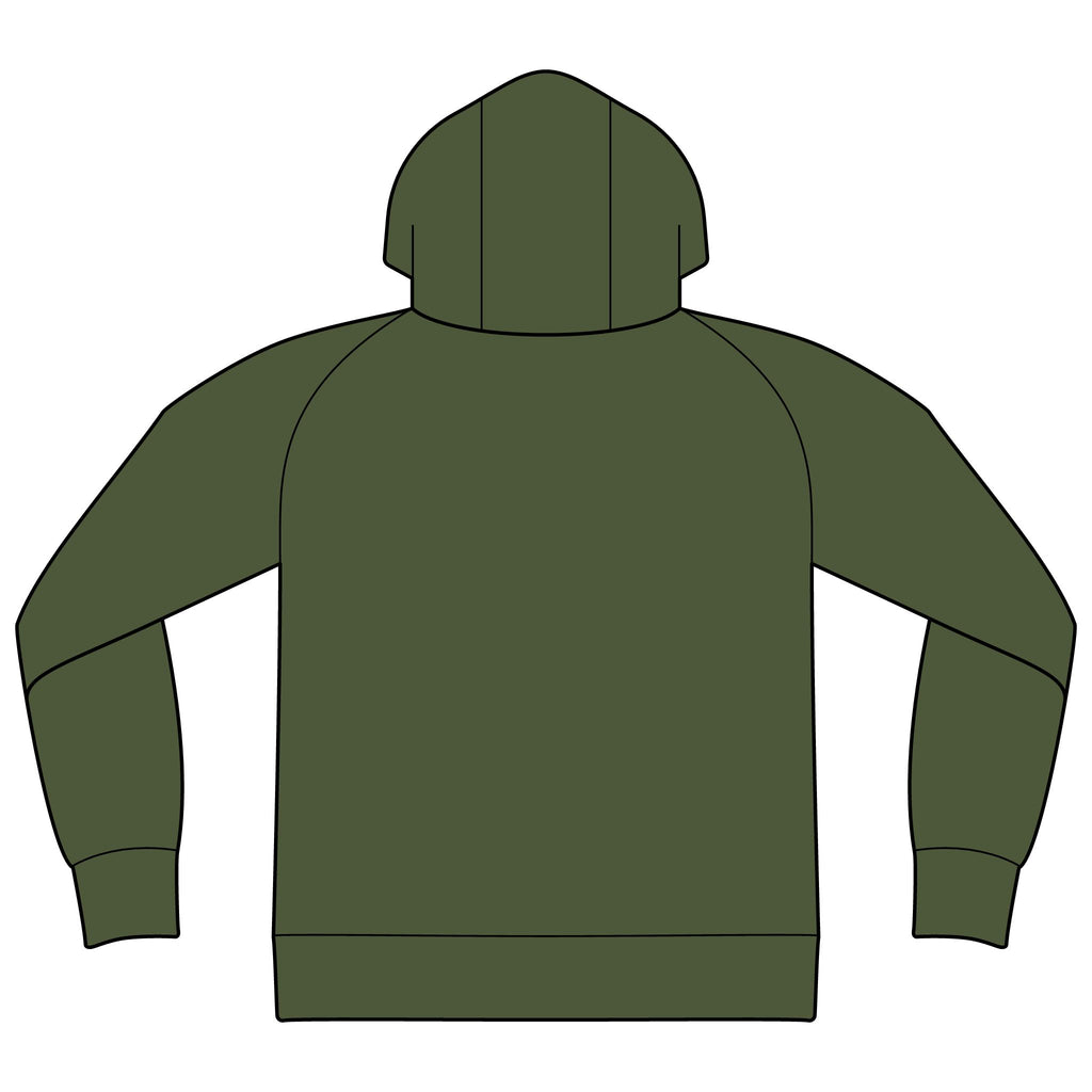 Unisex Organic CVC Fleece Pullover Hoodie