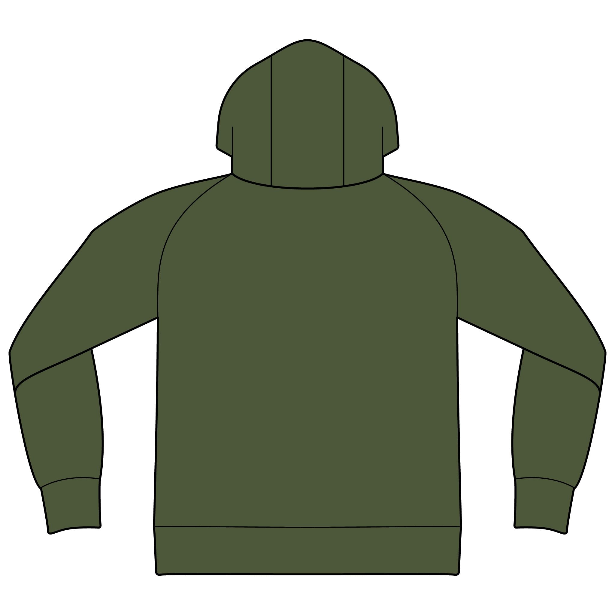 Unisex Organic CVC Fleece Pullover Hoodie