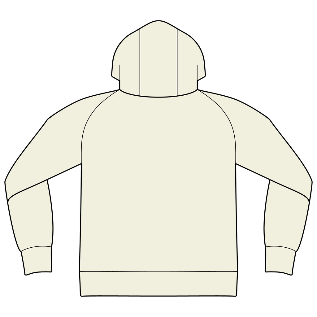 Unisex Organic CVC Fleece Pullover Hoodie