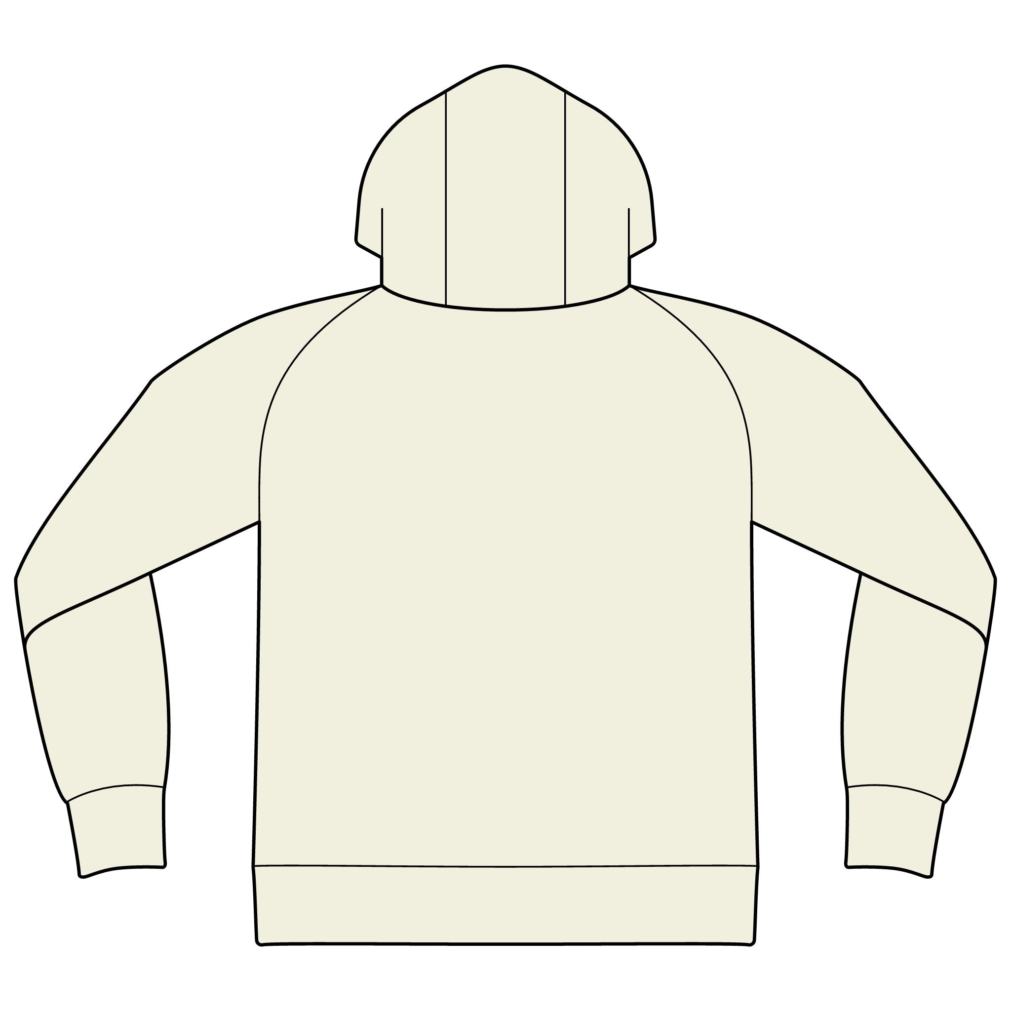 Unisex Organic CVC Fleece Pullover Hoodie