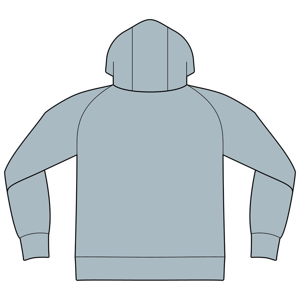 Unisex Organic CVC Fleece Pullover Hoodie
