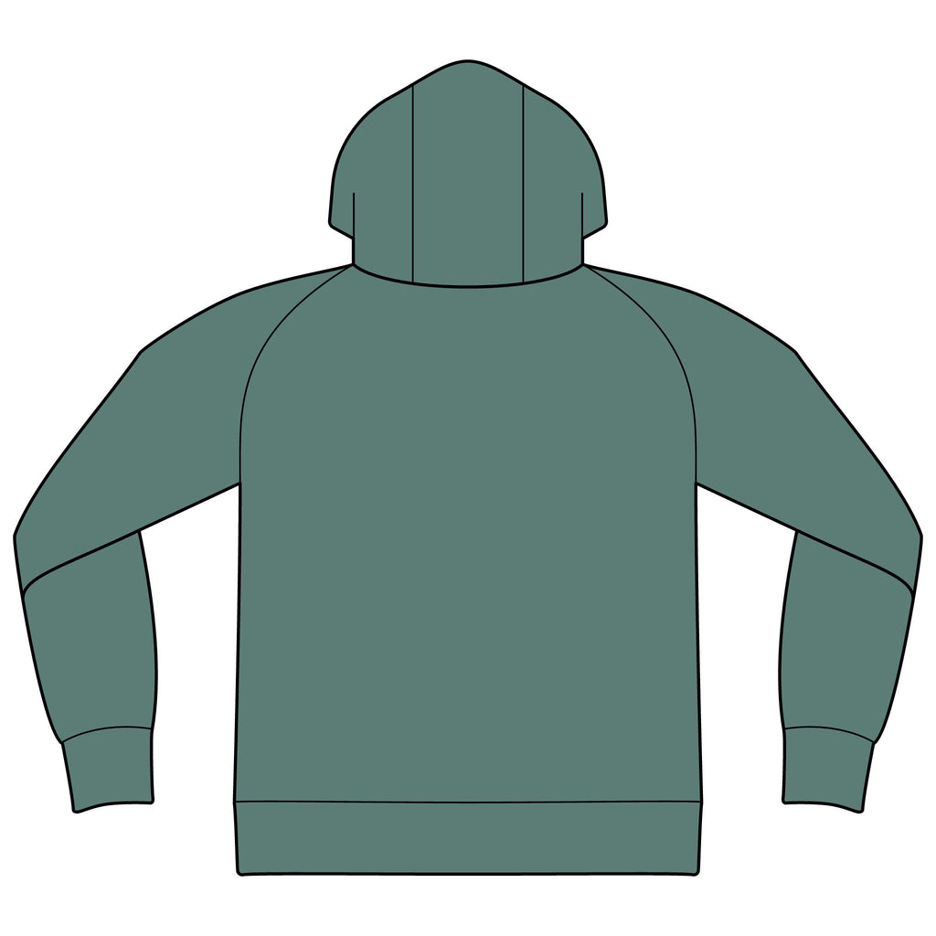 Unisex Organic CVC Fleece Pullover Hoodie