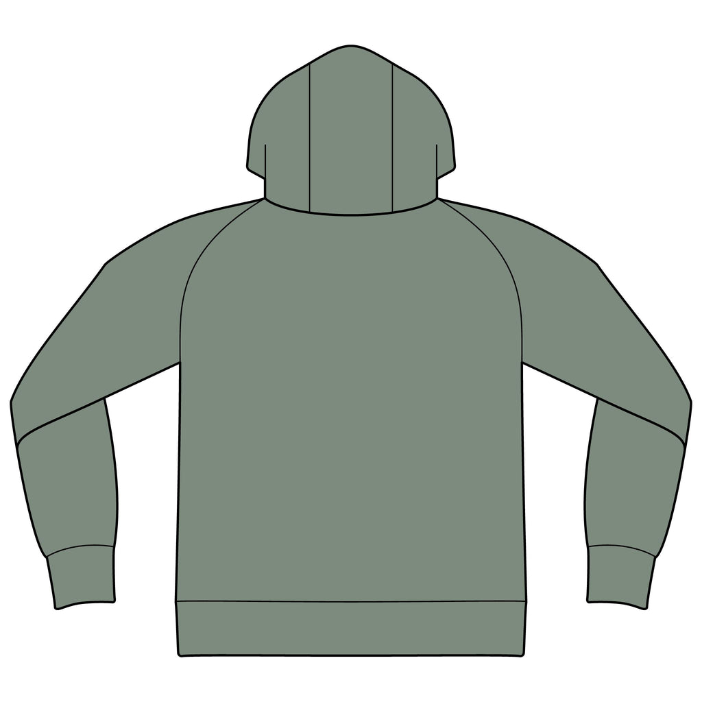 Unisex Organic CVC Fleece Pullover Hoodie