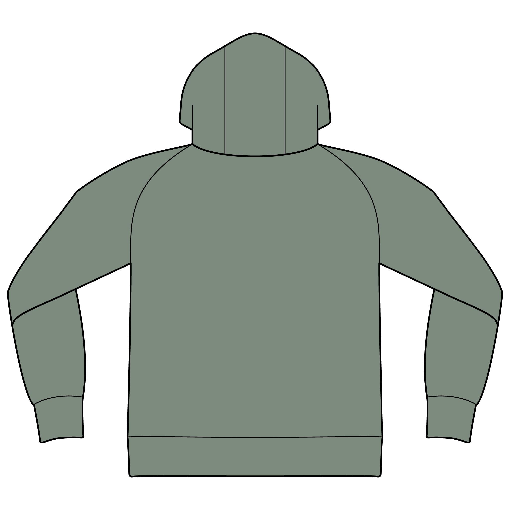 Unisex Organic CVC Fleece Pullover Hoodie
