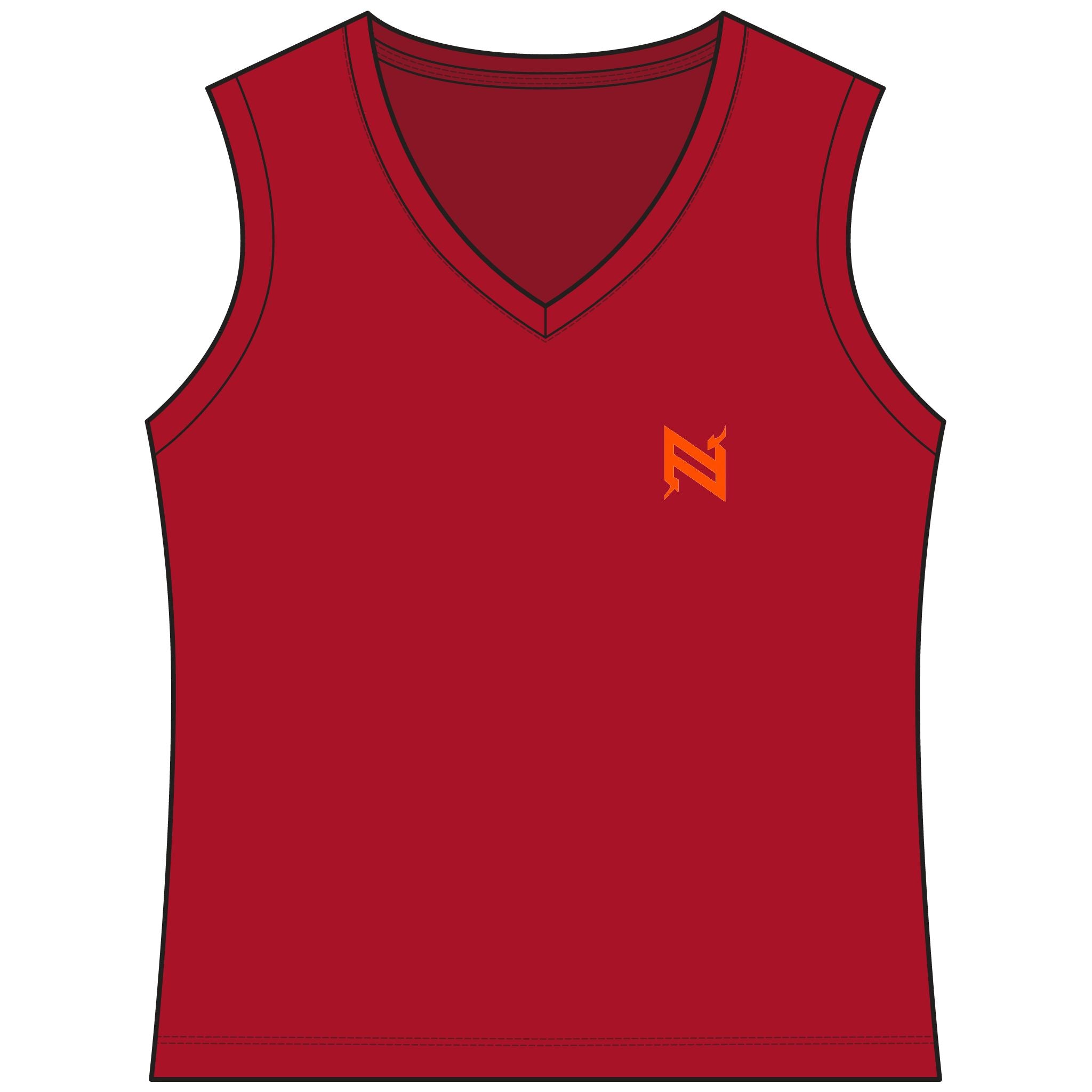 Women's Sleeveless PosiCharge Competitor V-Neck Tee