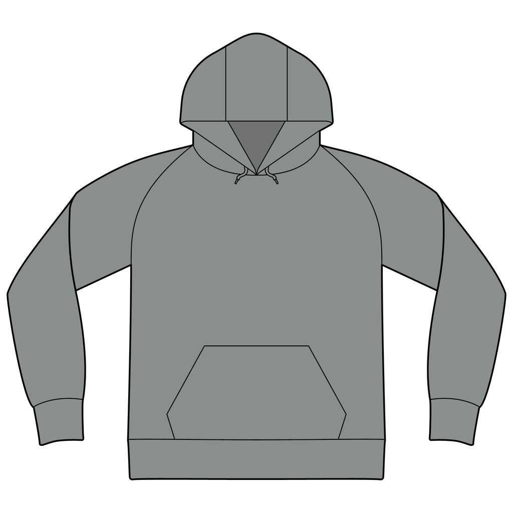 Unisex Organic CVC Fleece Pullover Hoodie
