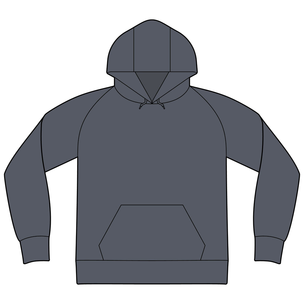 Unisex Organic CVC Fleece Pullover Hoodie