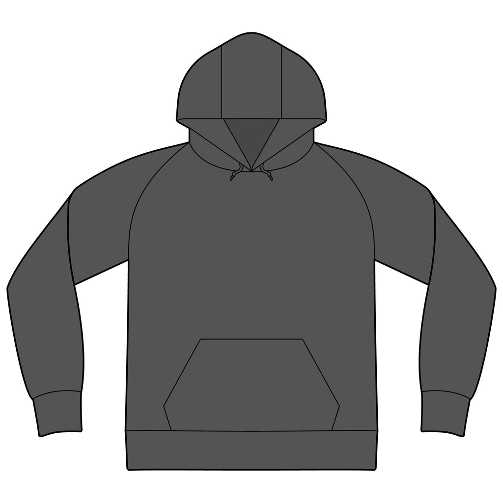 Unisex Organic CVC Fleece Pullover Hoodie