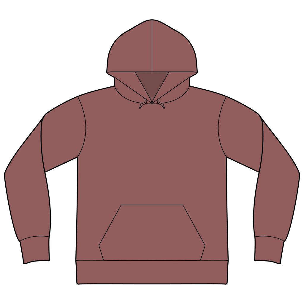 Unisex Sponge Fleece Drop Shoulder Hoodie Sweatshirt