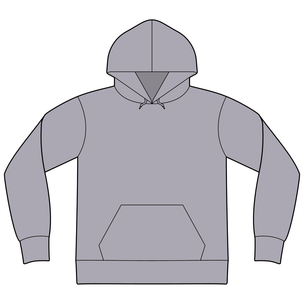 Unisex Sponge Fleece Drop Shoulder Hoodie Sweatshirt